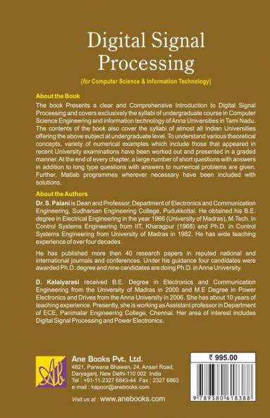 Digital Signal Processing : For C.S.I.T.