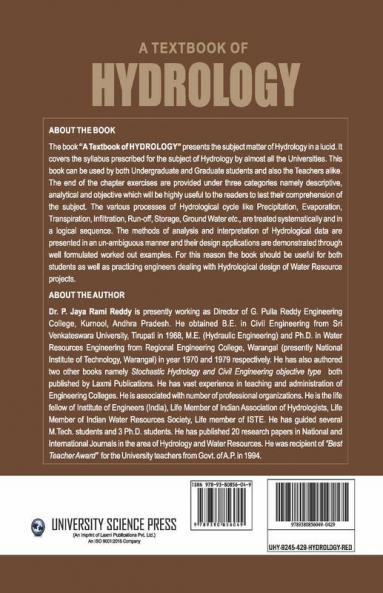 A Textbook of Hydrology