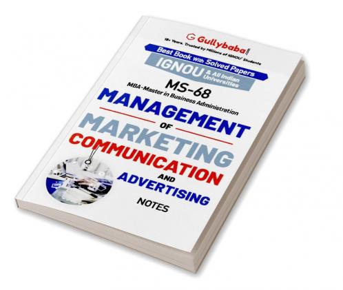 MS-68 Management of Marketing Communication and Advertising