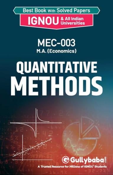 MEC-003 Quantitative Methods
