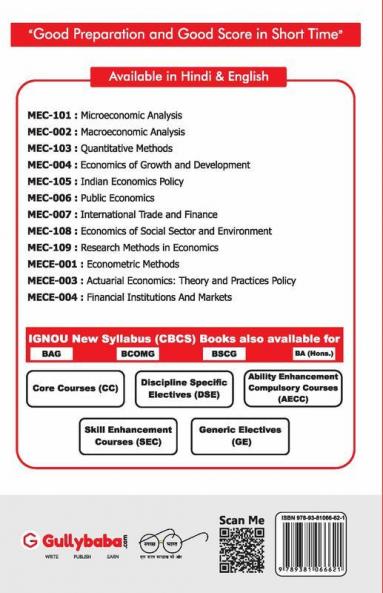 MEC-04 Economics of Growth and Development