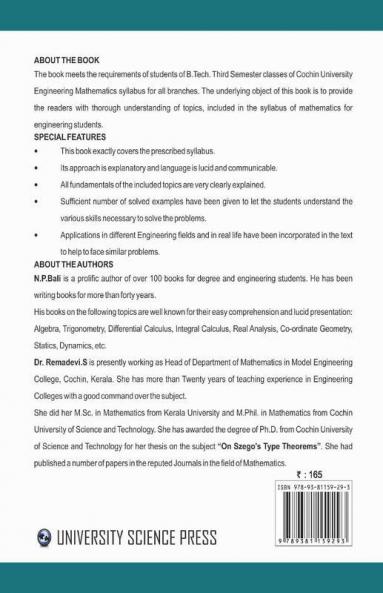 A Textbook of Engineering Mathematics Sem-III (CUST Kerala)