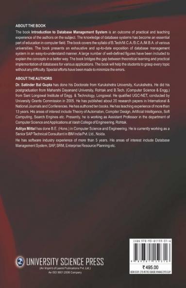 Introduction to Database Management System