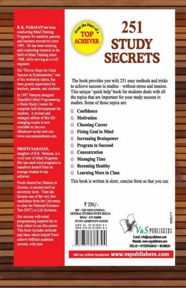251 Study Secrets Top Achiever