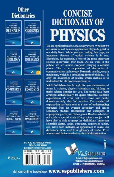 Concise Dictionary Of Physics