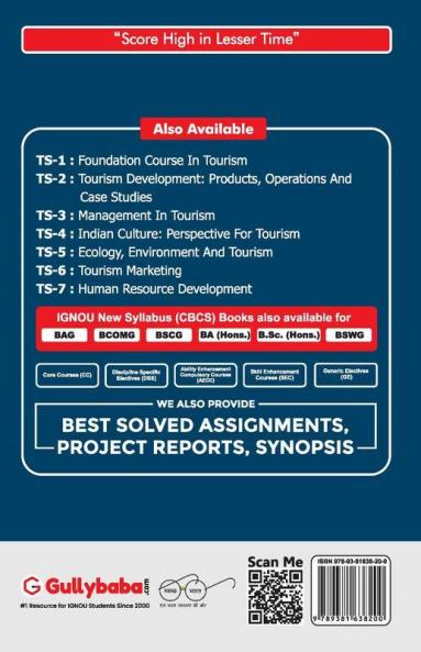TS-01 Foundation Course in Tourism