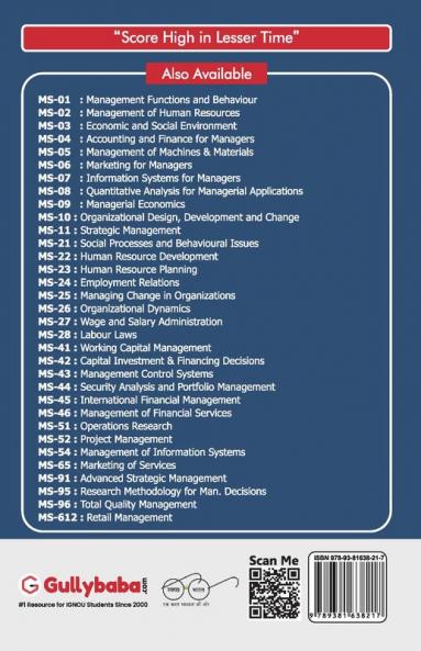 MS-41 Working Capital Management