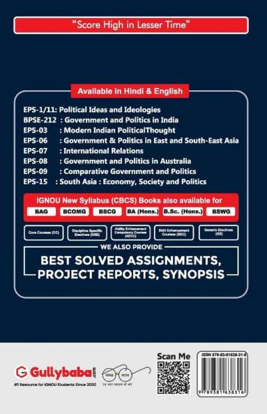 EPS-09 Comparative Government and Politics