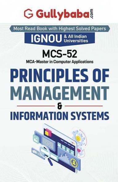 MCS-052 Principles of Management & Information Systems