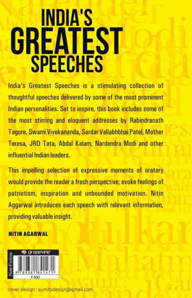 India's Greatest Speeches: Powerful and Inspiring Voices that Shaped a Nation