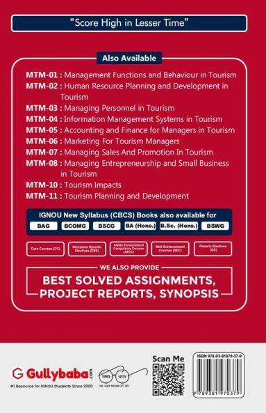 MTM-08 Managing Entrepreneurship and Small Bussiness in Tourism