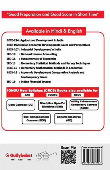 EEC-11 Fundamentals Of Economics