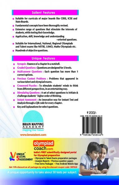 BMA's Talent & Olympiad Exams Resource Book-Math Class-10