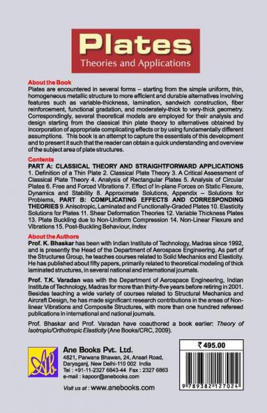 Plates: Theories And Applications