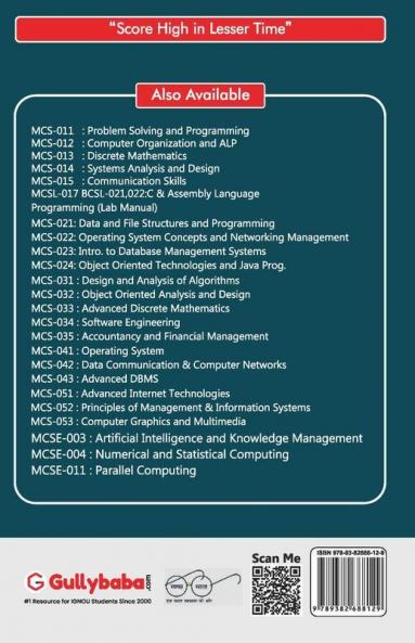 BCSL-021 BCSL-022 MCSL-017 C & Assembly Language Programming (Lab Manual)