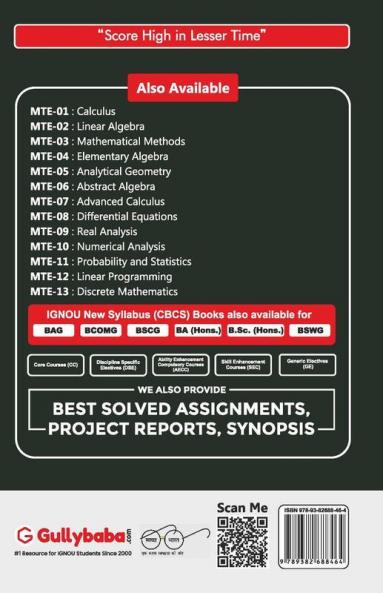 MTE-09 Real Analysis