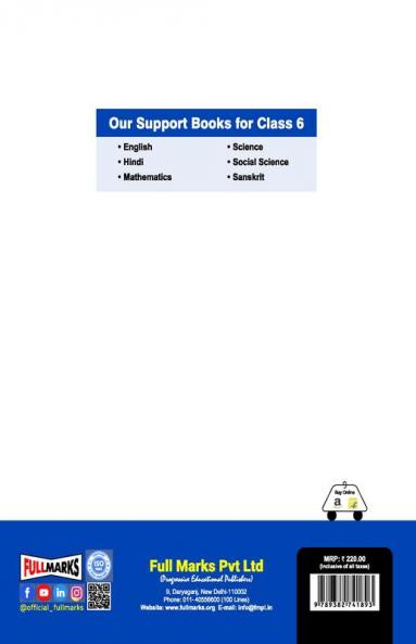 English (Based on the Latest Textbook of DAV Board) Class 6 (2022-23)