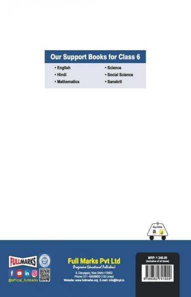Mathematics (Based on the Latest Textbook of DAV Board) Class 6 (2022-23)