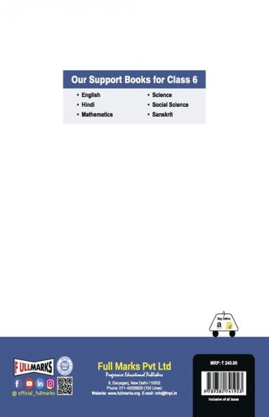 Social Science (Based on the Latest Textbook of DAV Board) Class 6 (2022-23)