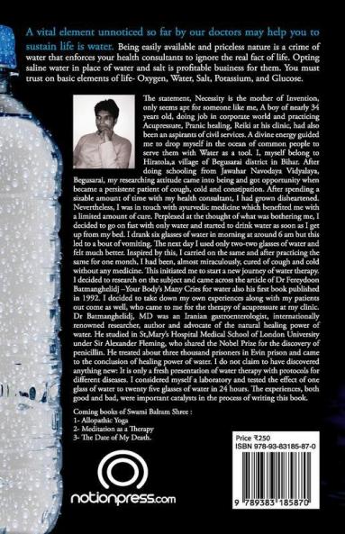 Water - A Doctor Of No Cost