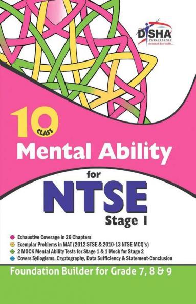 Mental Ability for NTSE for class 10 (Quick Start for grade 7 8 & 9)