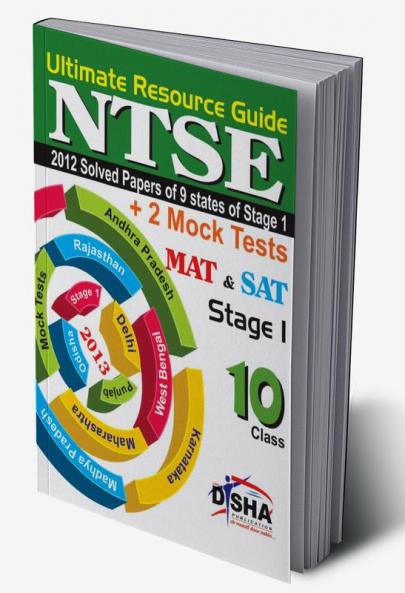 NTSE ULTIMATE Resource Guide for Stage 1 (9 State 2012 Papers + 2 Mock Papers)