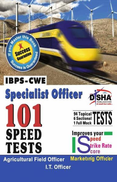 IBPS-CWE Specialist Officer 101 Speed Tests  Agriculture/ Marketing/ IT