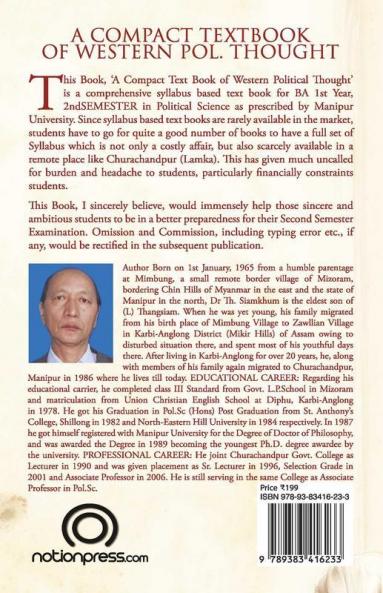 A Compact Text Book Of Western Pol. Thought