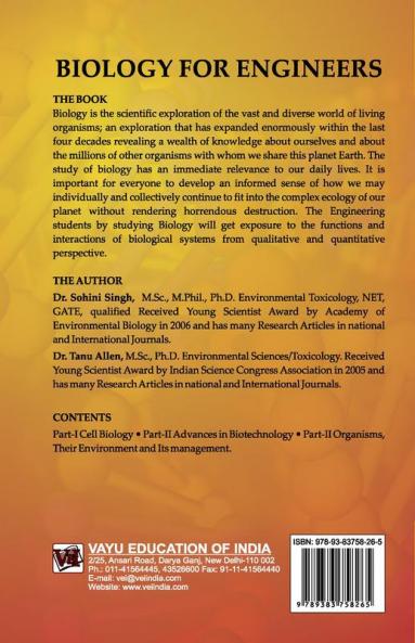 Biology For Engineers