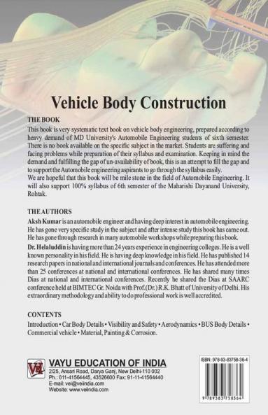 Vechicle Body Construction