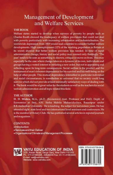 Management of Development and Welfare