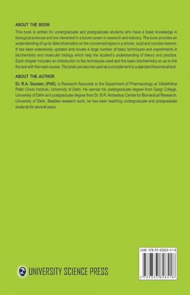 A Handbook of Techniques in Biochemistry and Molecular Biology