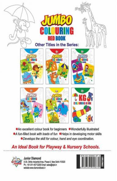 Jumbo Colouring Red Book-4 (E) PB