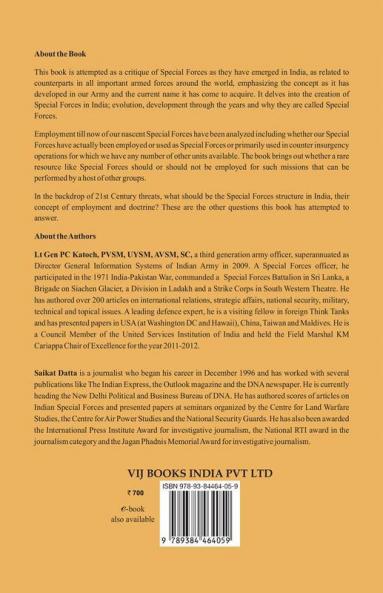 India's Special Forces: History and Future of Special Forces