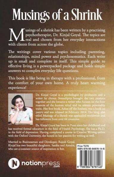 Musings Of A Shrink:A Simple Guide To Effective Living