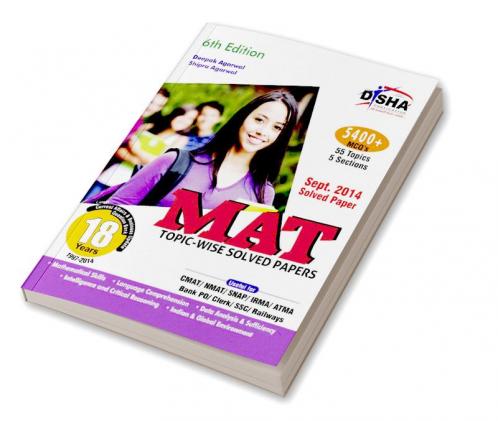 MAT 18 years Topic-wise Solved Papers (1997-2014) 6th Edition