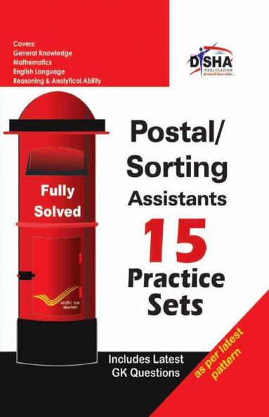 Postal/ Sorting Assistant 15 Practice Sets