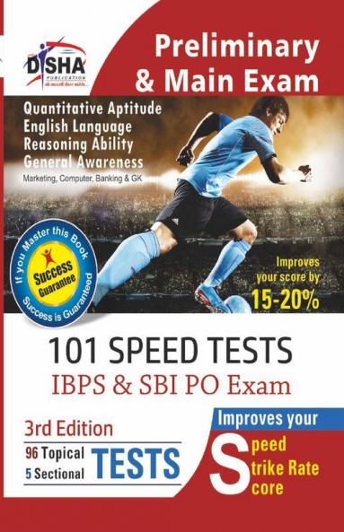 101 Speed Tests for IBPS & SBI Bank PO Exam 3rd Edition