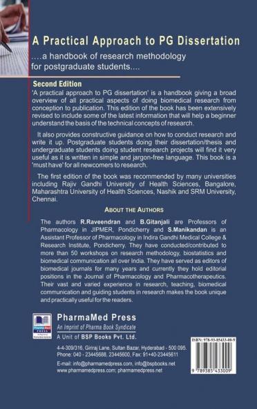 A Practical Approach to PG Dissertation