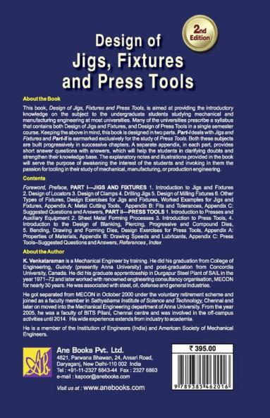 Design of Jigs Fixtures and Press Tools 2/E