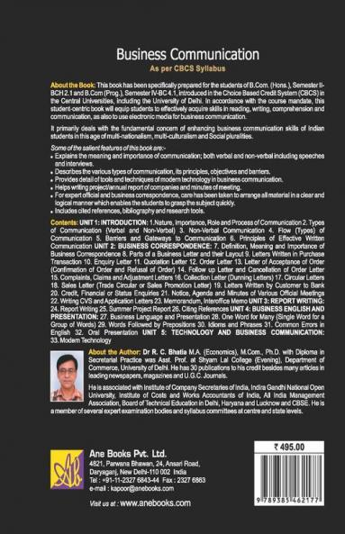 Business Communication : As Per CBCS Syllabus