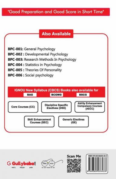 BPC-04 Statistics in Psychology