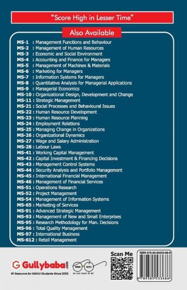 MS-93 Management of New and Small Enterprises