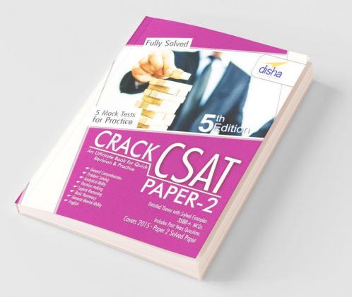 Crack CSAT - Paper 2 with 5 Mock Tests (General Studies IAS Prelims) Fifth Edition