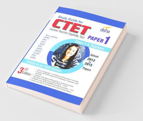 Study Guide for CTET Paper 1 - English (Class 1 - 5 teachers) 3rd Edition