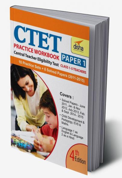 CTET Practice Workbook Paper 1 - English (8 Solved + 10 Mock papers) 4th Edition