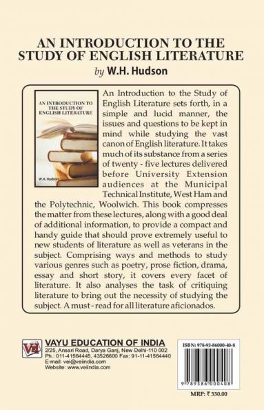 An Introduction The Study of English Literature