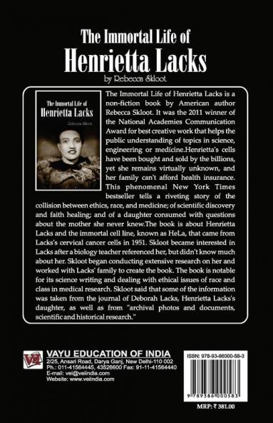 The Immortal Life of Henrietta Lacks