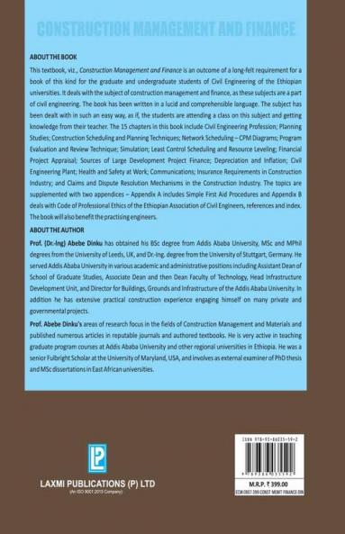 Construction Management and Finance