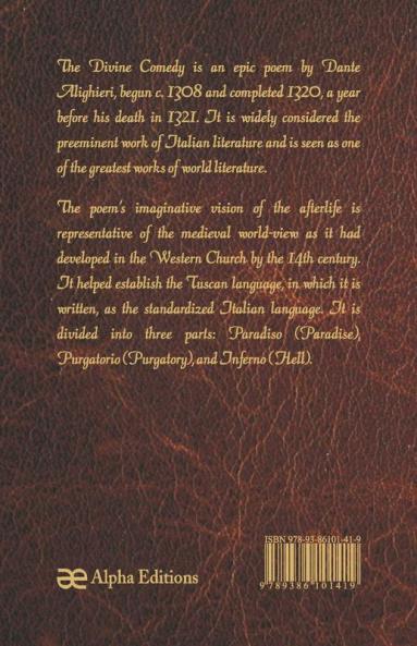 The Divine Comedy - The Vision of Paradise Purgatory and Hell - Vol 2 Purgatory (World Classics Unabridged)